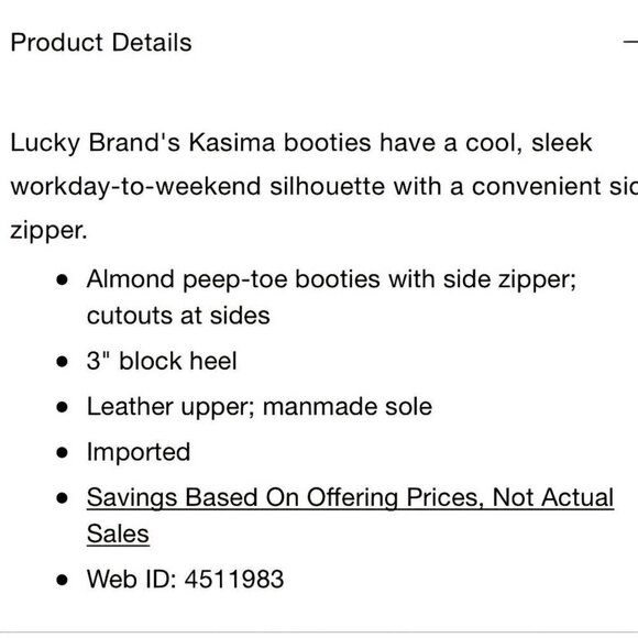 Lucky Brand Kasima Camel Suede Peep Toe Side Cute Out Booties Size 8.5M - Picture 9 of 10